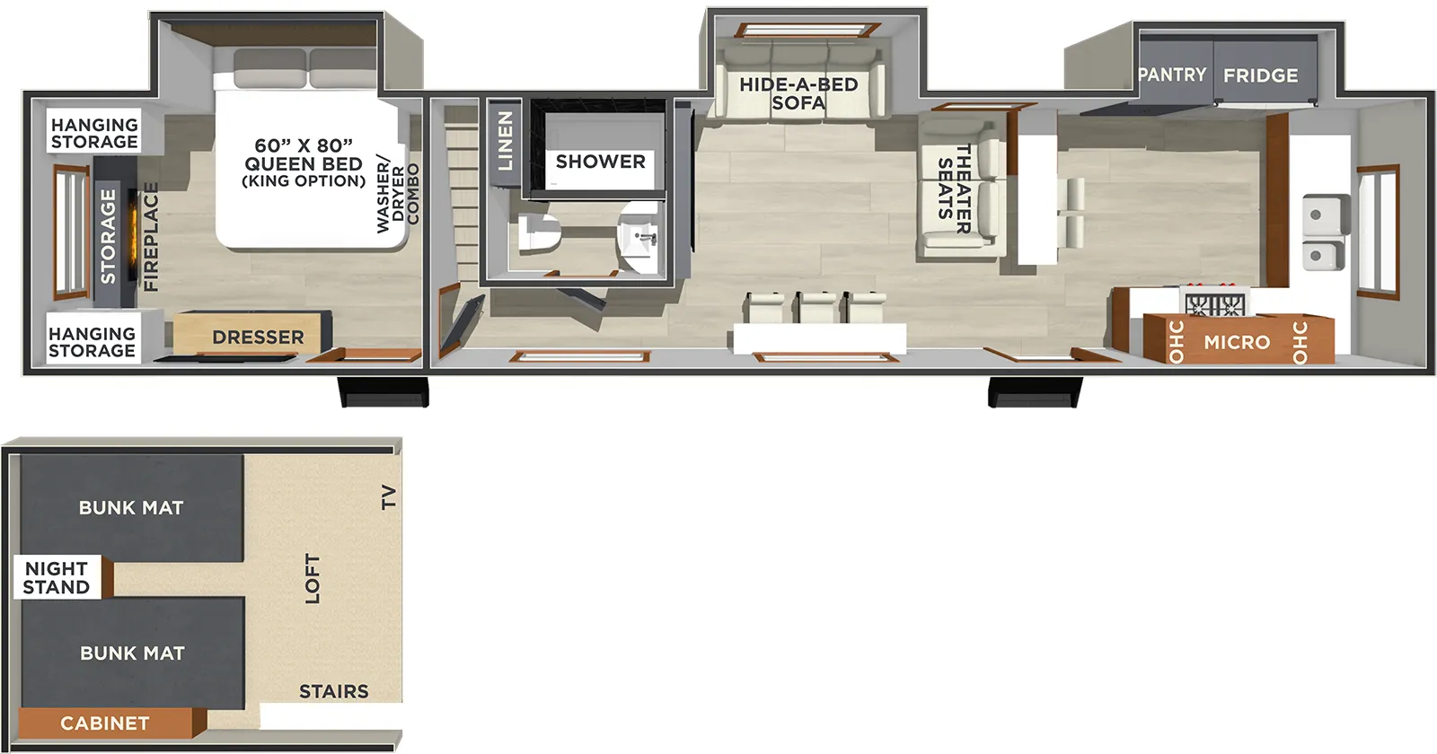 Lost Pines ASPEN Floorplan